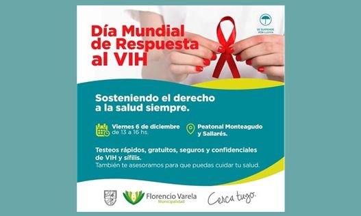 Florencio Varela - Jornada por el Día Mundial de Respuesta al VIH